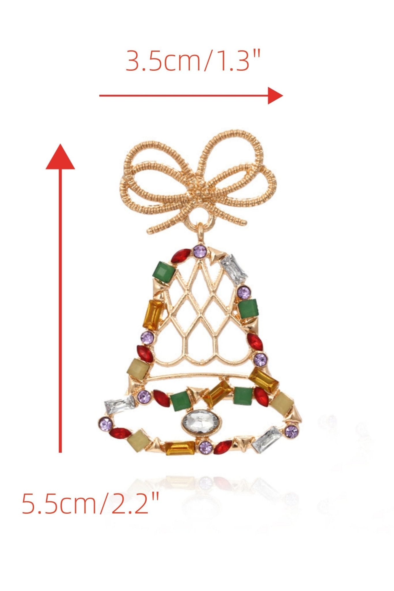 Amora™ Jingle Bells Pırlanta Damla Küpeler