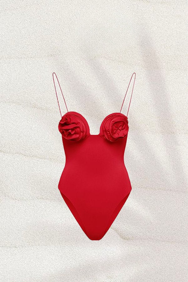 Amora™ Joyce Strappy Flower İki Parça Mayo Takımı
