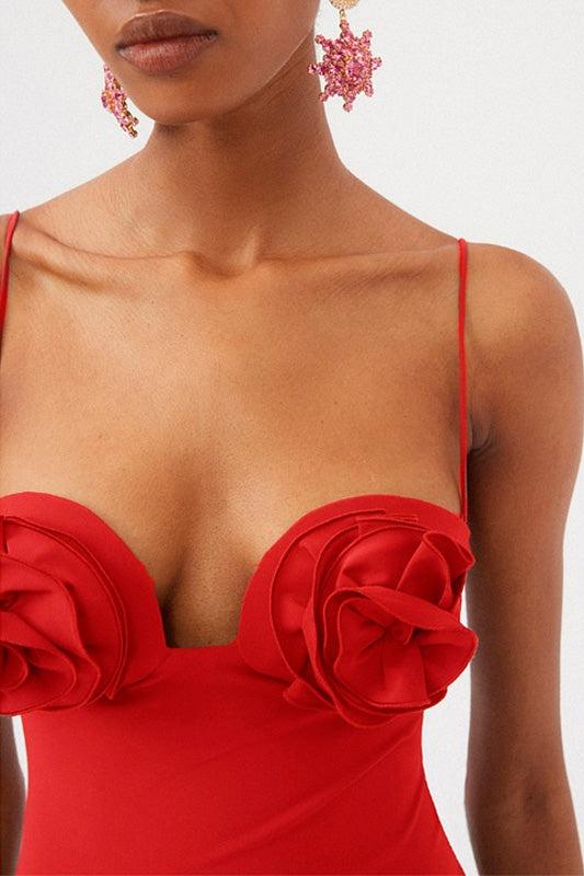 Amora™ Joyce Strappy Flower İki Parça Mayo Takımı