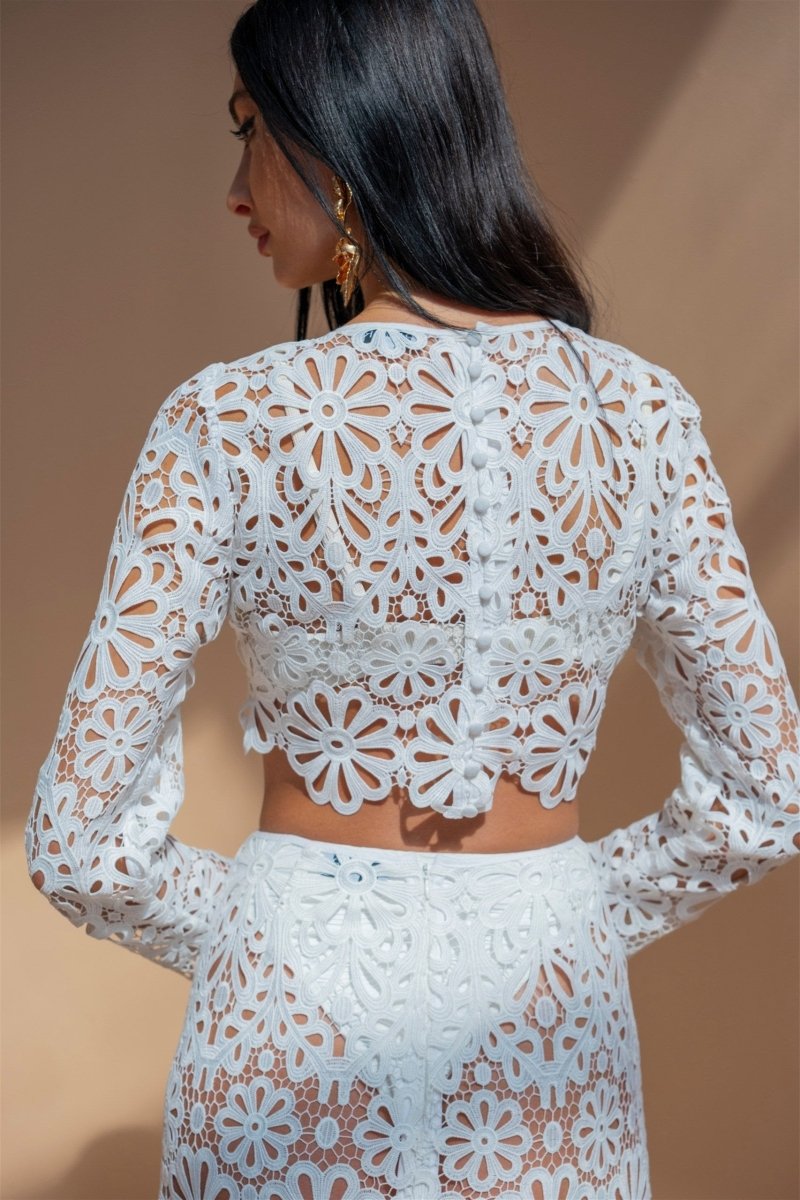 Amora™ Lena Çiçekli Hollow Out Set