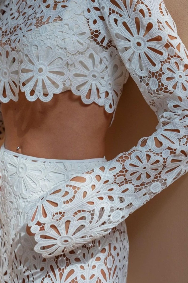 Amora™ Lena Çiçekli Hollow Out Set