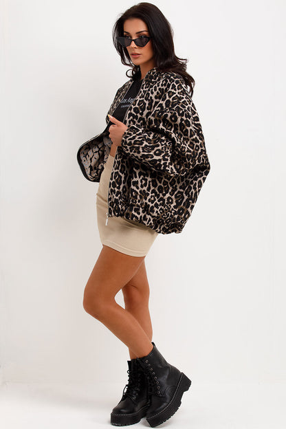 Amora™ Retro Leopar Desenli Mont
