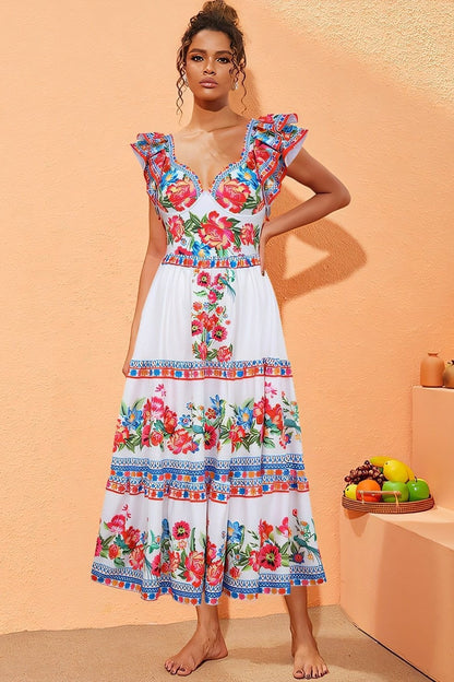 Amora™ Livia Vintage Floral Baskılı İki Parça Mayo Takımı