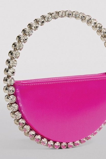 Amora™ Madge Diamante Loop Saten Çanta