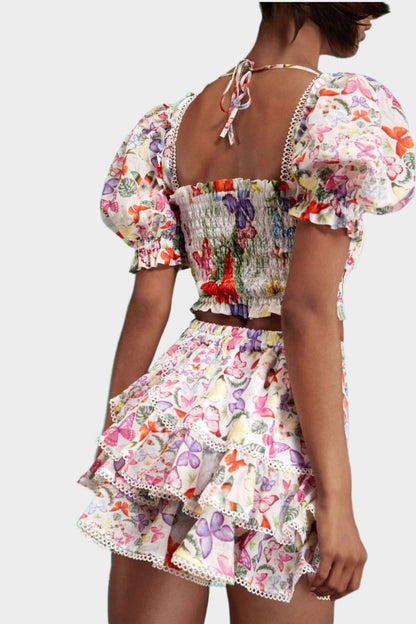 Amora™ Mona Kelebek Baskılı Set