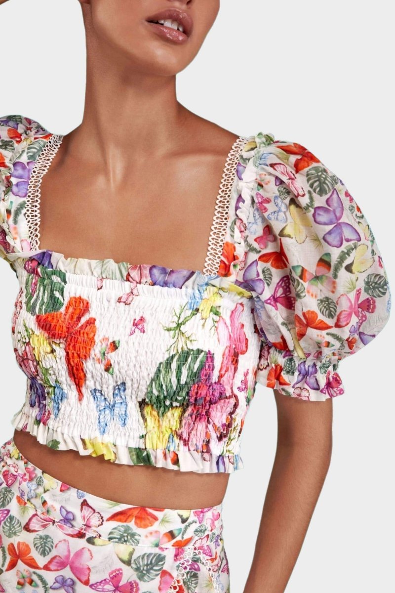 Amora™ Mona Kelebek Baskılı Set