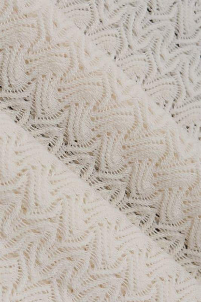 Amora™ Muriel Ruffle Cut-out Örme Uzun Elbise
