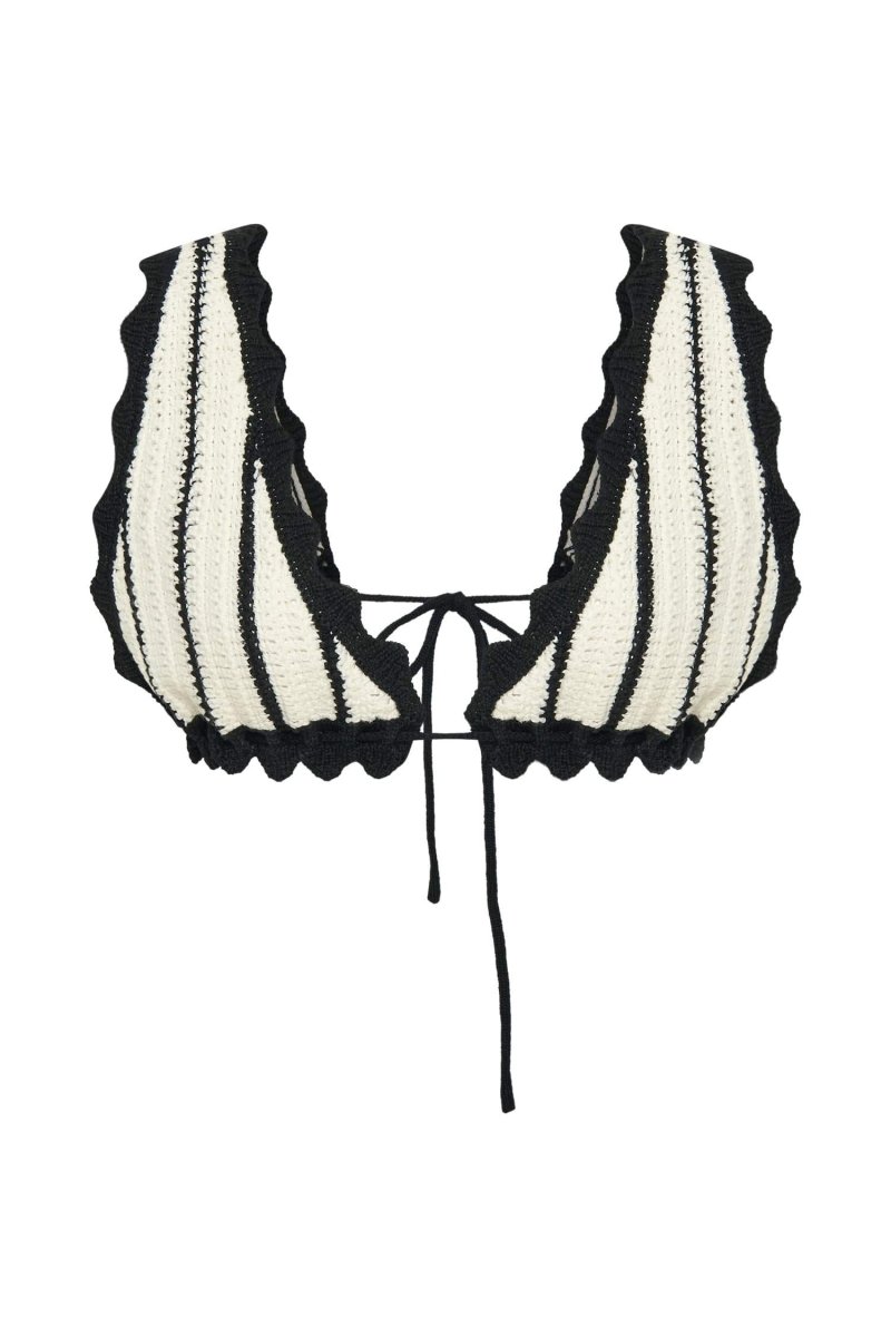 Amora™ Sandra Tığ İşi Çizgili Set