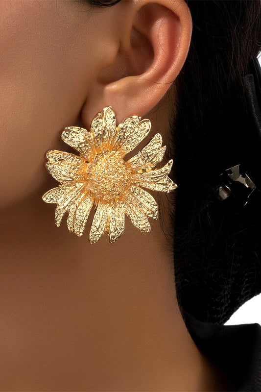 Amora™ Vintage Ayçiçeği Damla Küpeler